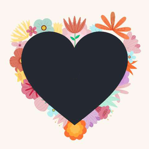 Preview for Floral-heart-design-mothers-day-template-a0dd3