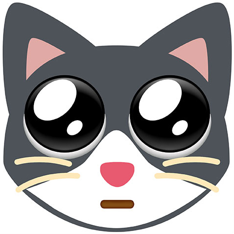 Preview for Cartoon-cat-face-illustration-emoji-creatures-template-13c81