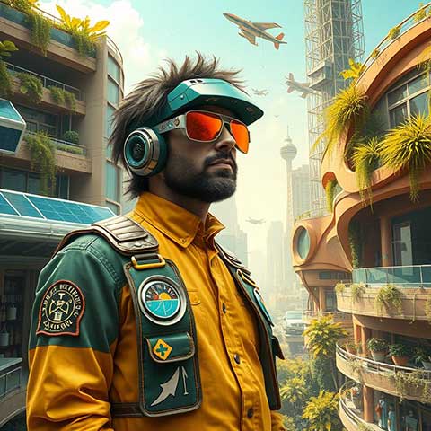 Preview for Futuristic-city-aviator-aiphotography-template-6a542