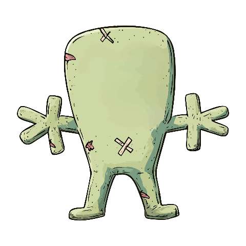 Preview for Cartoon-zombie-character-ugly-monster-template-c38a9