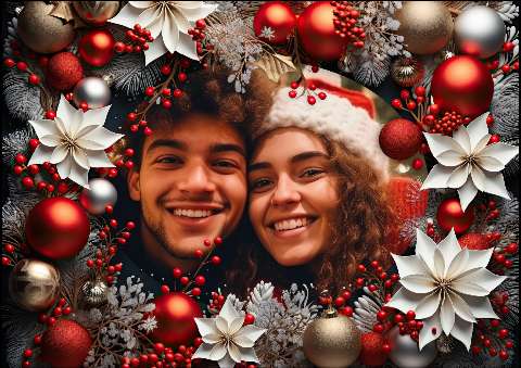 Preview for Christmas-couple-joy-christmas-frame-template-bda50