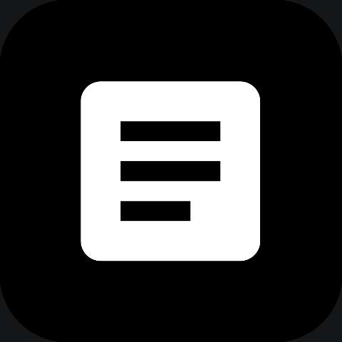 Preview for Text-document-icon-dark-icon-template-ad9a3
