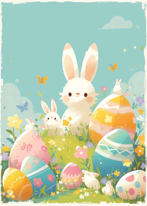 Preview for Easter-bunny-illustration-template-60a42