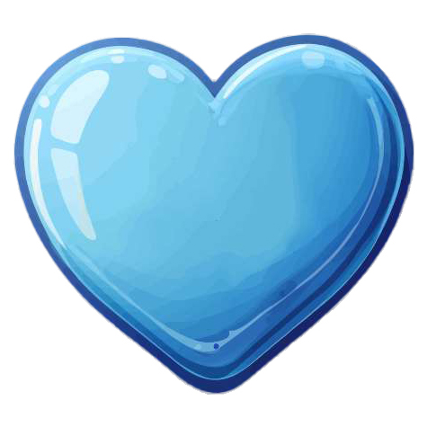 Preview for Blue-heart-icon-heart-emoji-template-8c7d3
