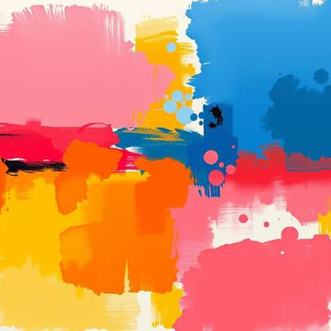 Preview for Vibrant-abstract-art-design-aiartstyle-template-5432c