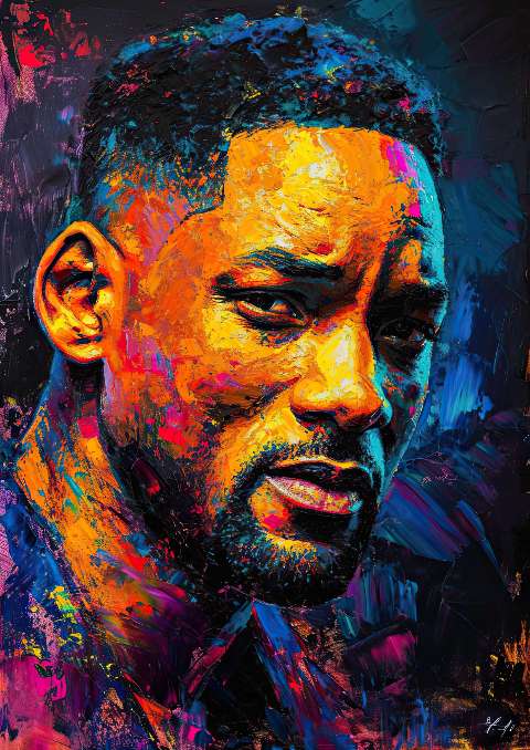 Preview for Vibrant-portrait-of-a-man-celebrities-template-9b2be