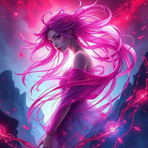Preview for Mystical-pink-haired-goddess-art-aifeatured-template-e6730