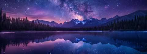 Preview for Night Sky Reflection Astrophotography Cover Template