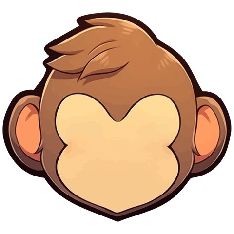 Preview for Sleeping-monkey-face-cartoon-emoji-animal-template-07d71