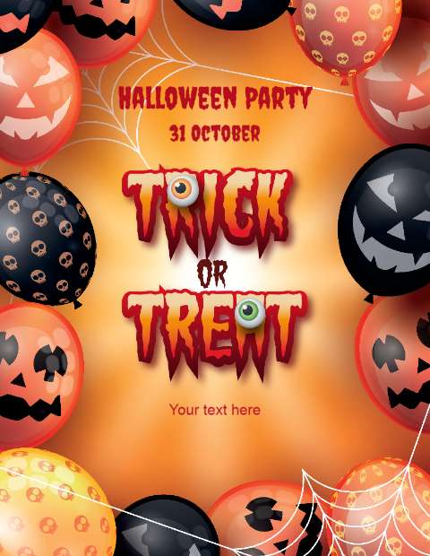 Preview for Halloween-party-invitation-template-halloween-flyer-a4fb0