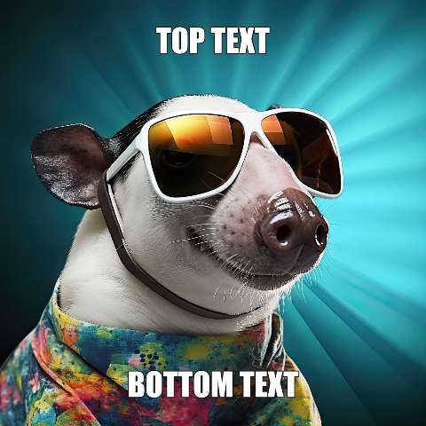 Preview for Cool-dog-sunglasses-meme-template-meme-dog-386c1
