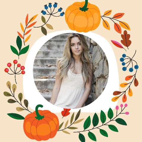 Preview for Autumn-portrait-template-thanksgiving-7af7c