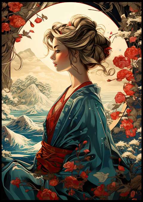 Preview for Serene-kimono-illustration-taylor-swift-template-a83c3
