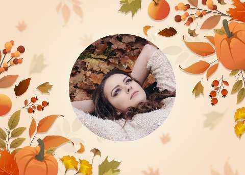 Preview for Autumn-serenity-scene-thanksgiving-template-56050