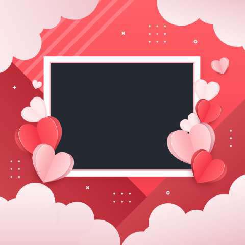 Preview for Valentines-day-frame-template-love-frame-07a0f