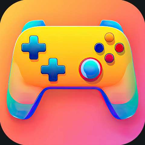 Preview for Vibrant Game Controller Icon Template