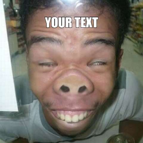 Preview for Pig-nose-meme-template-meme-human-e9710