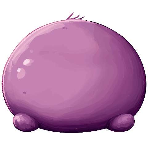 Preview for Purple-cartoon-creature-whimsical-monster-template-4132e