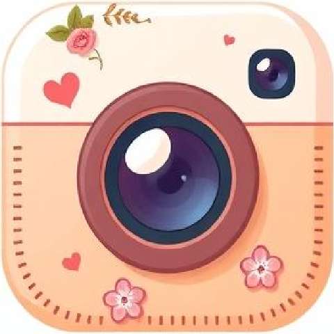 Preview for Camera-icon-floral-design-aiappiconstyle-template-de85c