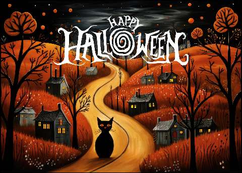 Preview for Halloween-night-scene-illustration-template-8b039