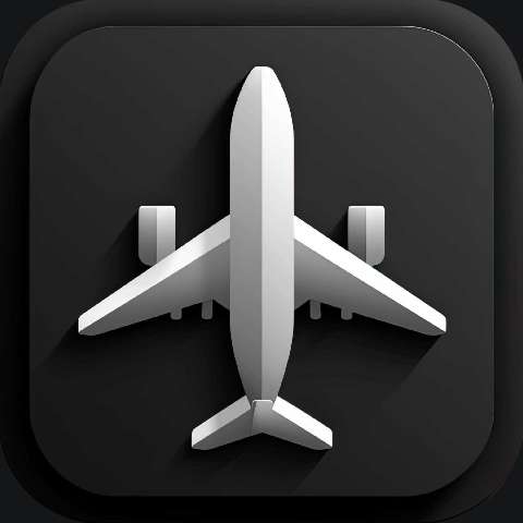 Preview for Airplane App Icon Design Template