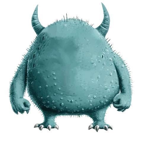 Preview for Fantasy-monster-illustration-ugly-monster-template-93c3a