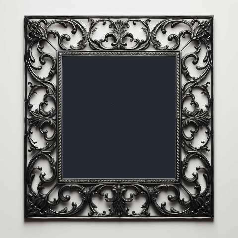 Preview for Ornate-black-metal-frame-classic-frame-template-08edc