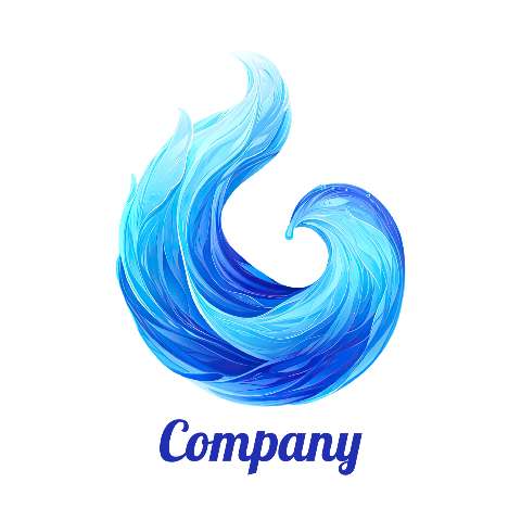 Preview for Blue-wave-company-logo-logo-colorful-template-fc2c8