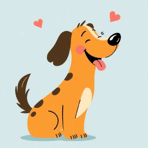 Preview for Happy-cartoon-dog-illustration-aicartoon-template-d930f