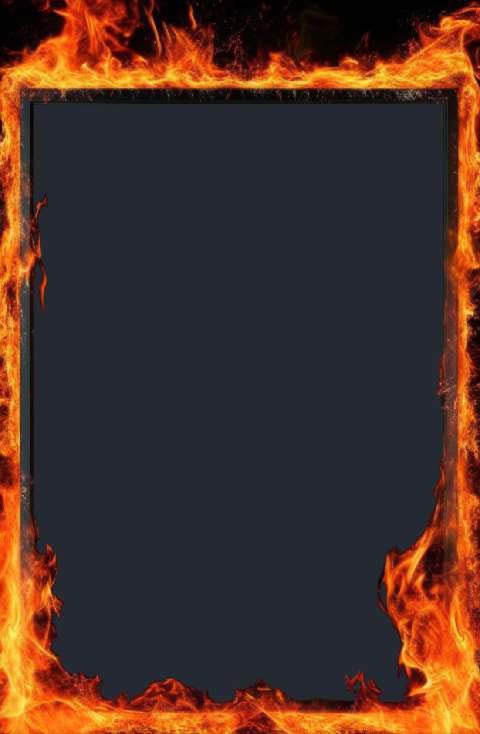 Preview for Fiery-frame-design-template-colorful-frame-4a68b