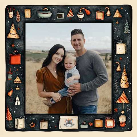 Preview for Christmas-photo-frame-christmas-frame-template-91183