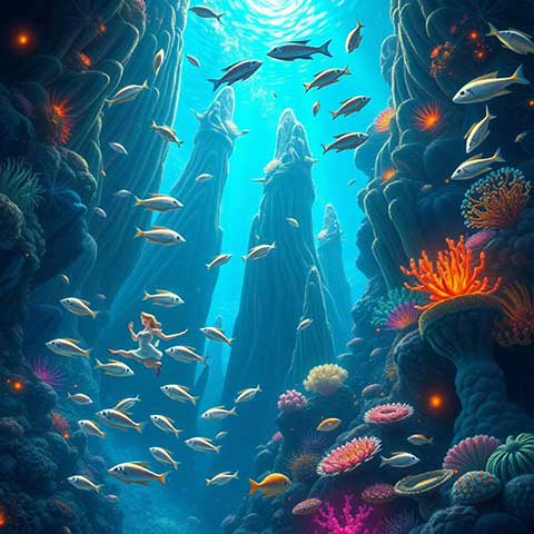 Preview for Underwater-coral-reef-ecosystem-aiunique-template-32d43