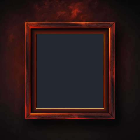 Preview for Dark-red-wooden-picture-frame-classic-frame-template-7db04