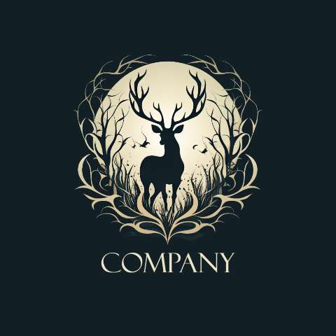 Preview for Deer-logo-design-template-logo-animal-8bc17