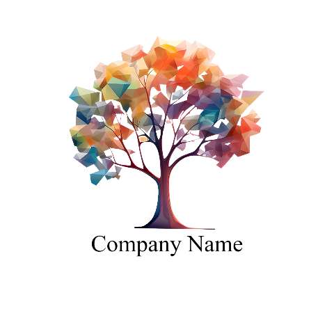 Preview for Multicolored-tree-logo-design-logo-tree-template-a3d4e