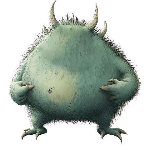 Preview for Green-monster-illustration-ugly-monster-template-2d81c