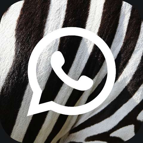 Preview for Whatsapp-zebra-pattern-app-icon-template-6f199