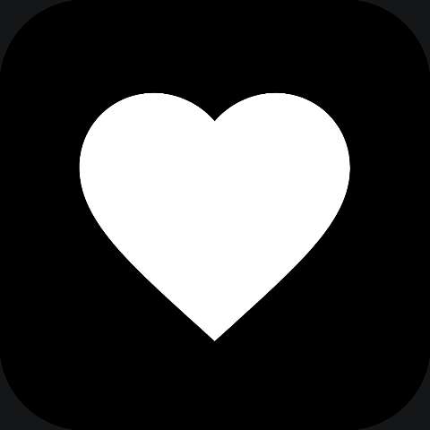 Preview for White-heart-icon-design-dark-icon-template-1d4b8