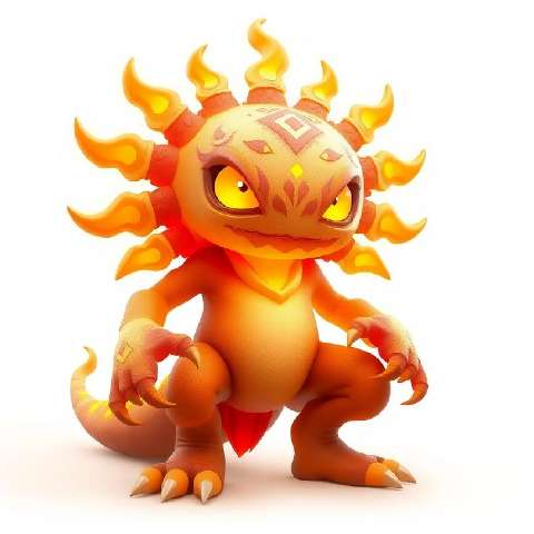 Preview for Mythical-fire-creature-art-aimonsterstyle-template-f6525