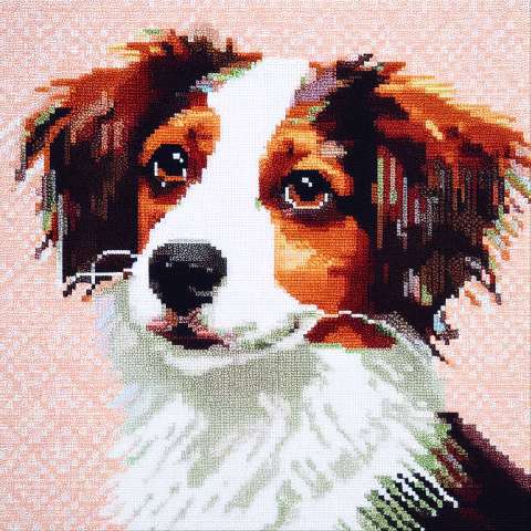 Preview for Pixel Art Dog Portrait Design Template