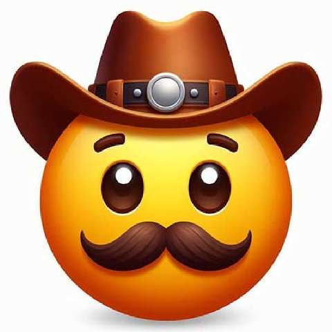 Preview for Cowboy-emoji-face-aiemojiclassic-template-63cdc