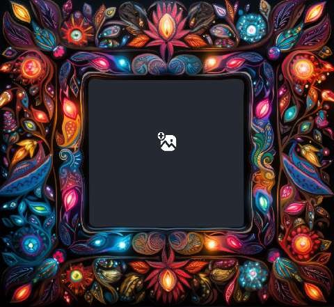 Preview for Vibrant-digital-frame-design-colorful-frame-template-98036