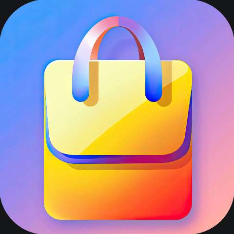 Preview for Colorful Shopping Bag Icon Template