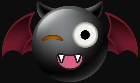 Preview for Winking-vampire-emoji-emoji-halloween-template-54e71