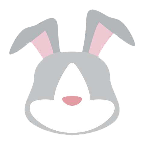 Preview for Gray-bunny-face-illustration-emoji-animal-template-013f2