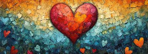 Preview for Vibrant-heart-artwork-valentines-facebook-template-2efee