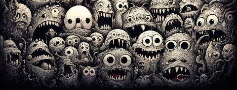 Preview for Horror-monster-illustration-halloween-social-template-c5731