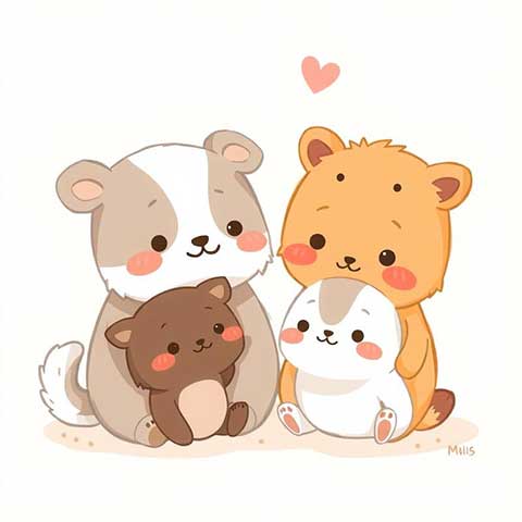 Preview for Hamster-family-illustration-aicartoon-template-aa3f5