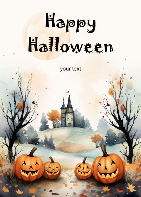 Preview for Halloween-greeting-card-template-halloween-flyer-55c31