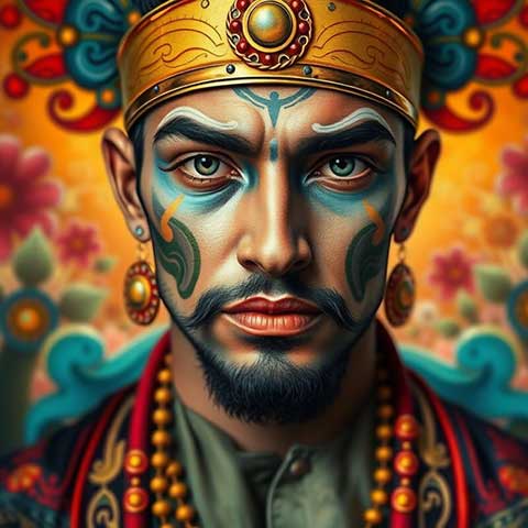 Preview for Traditional-portrait-digital-artwork-aiunique-template-0b288